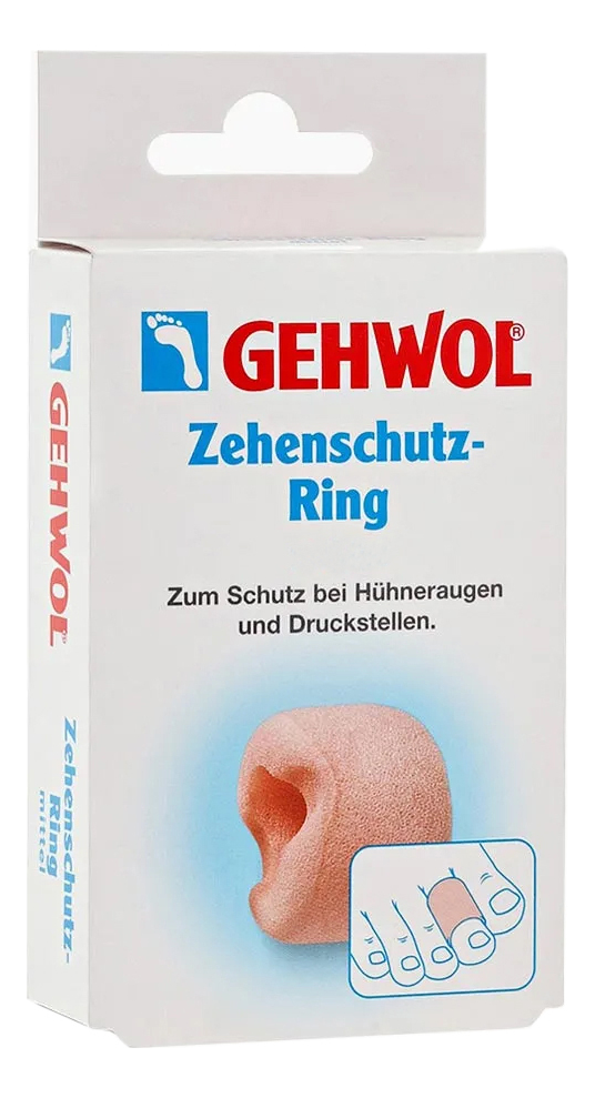 Кольца для пальцев защитные Zehenschutz-Ring 2шт (большой размер): Большой размер