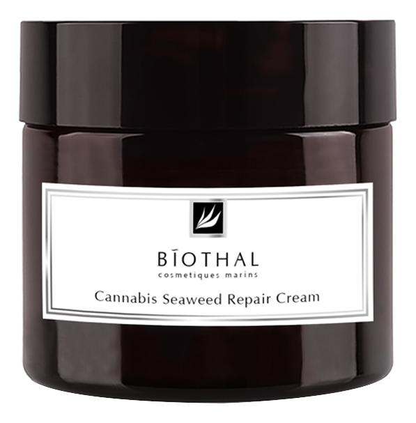 biothal cannabis seaweed repair cream Крем для проблемной кожи лица Конопля и водоросли Cannabis Seaweed Repair Cream 60мл