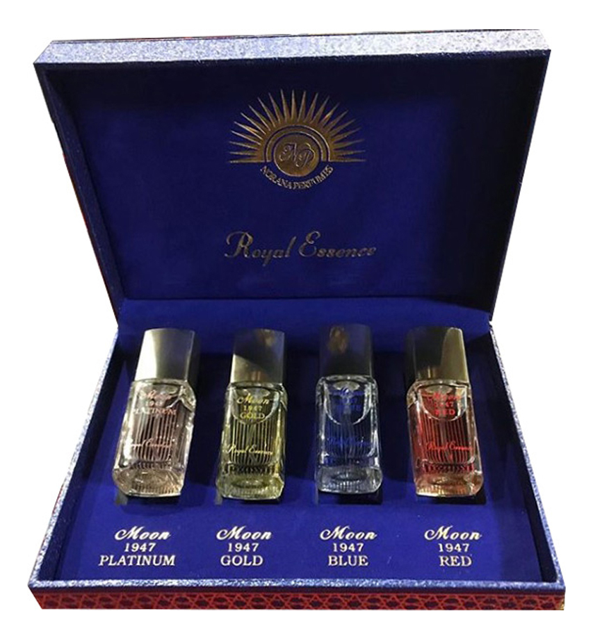 Купить Moon 1947 Set: набор п/вода 4*15мл (Gold + Blue + Red + Platinum), Norana Perfumes