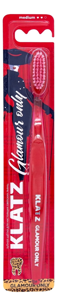 

Зубная щетка Glamour Only (средняя): Розовая, Зубная щетка Glamour Only
