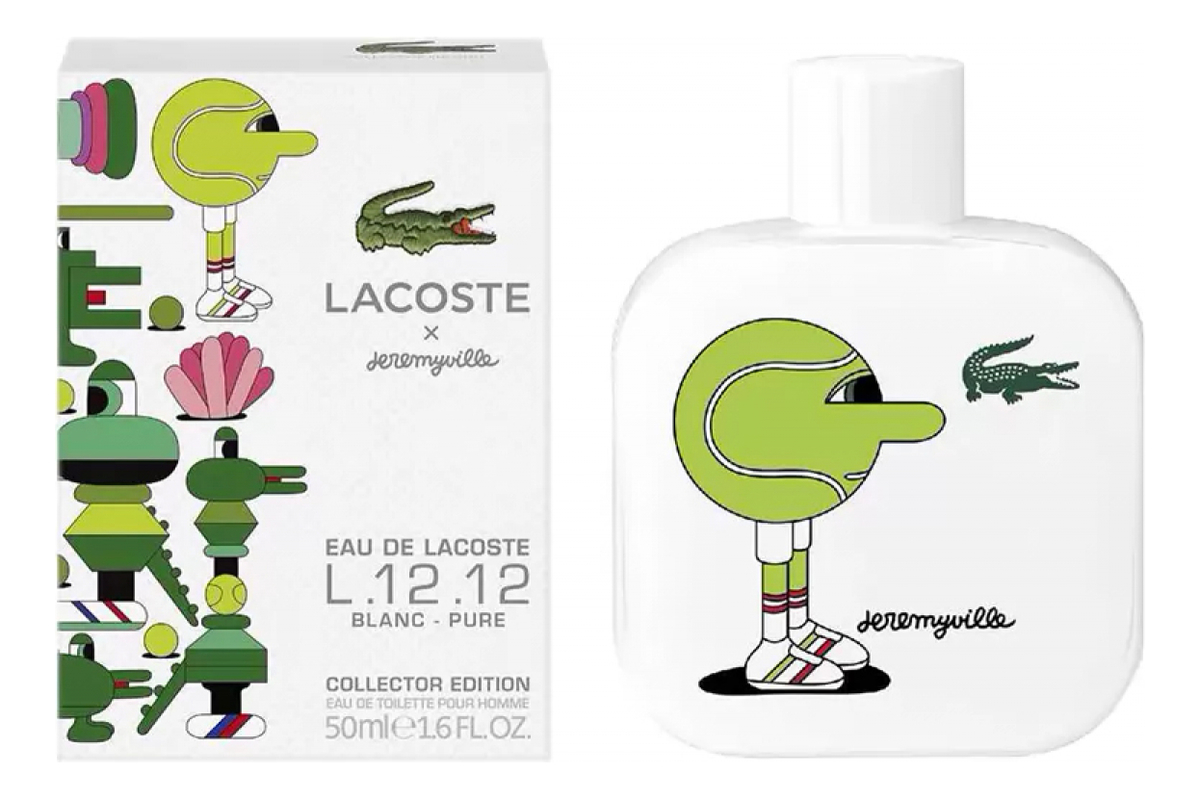 

Eau de Lacoste L.12.12 Blanc Pure Collector Edition Pour Homme x Jeremyville: туалетная вода 50мл, Eau de Lacoste L.12.12 Blanc Pure Collector Edition Pour Homme x Jeremyville