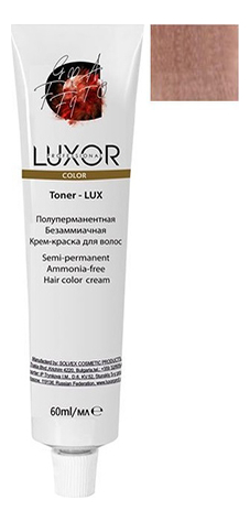 

Полуперманентная безаммиачная крем-краска для волос Toner-Lux Luxor Color 60мл: No 0.25, Полуперманентная безаммиачная крем-краска для волос Toner-Lux Luxor Color 60мл