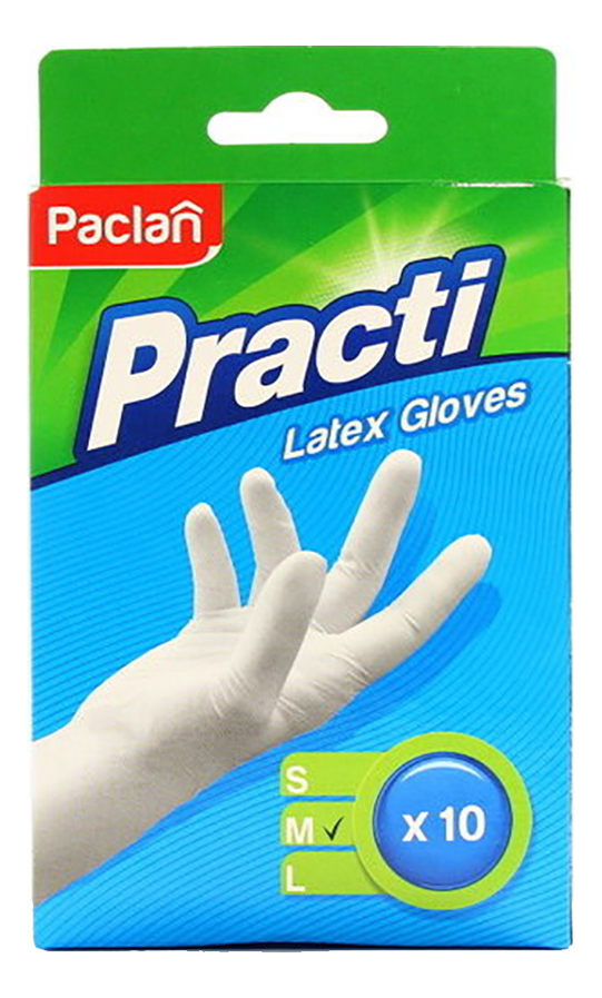 

Paclan Латексные перчатки Practi Latex Gloves 5 пар: Размер M, Paclan Латексные перчатки Practi Latex Gloves 5 пар
