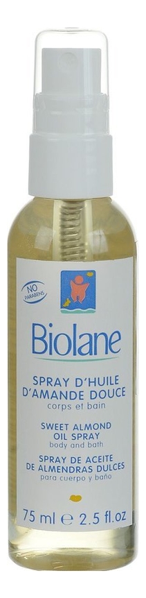 Миндальное масло-спрей для детей с первых дней жизни с витамином Е Spray D'Huile D'Amande Douce 75мл от Randewoo