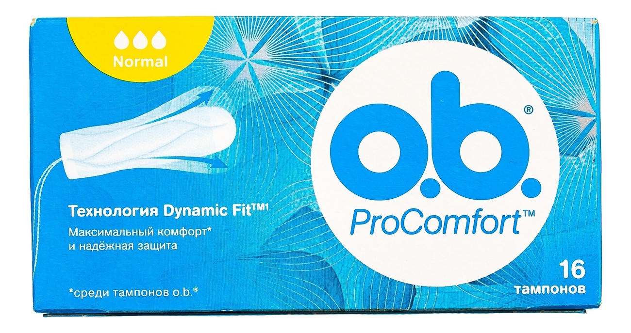 

Тампоны гигиенические ProComfort Normal: Тампоны 16шт, Тампоны гигиенические ProComfort Normal