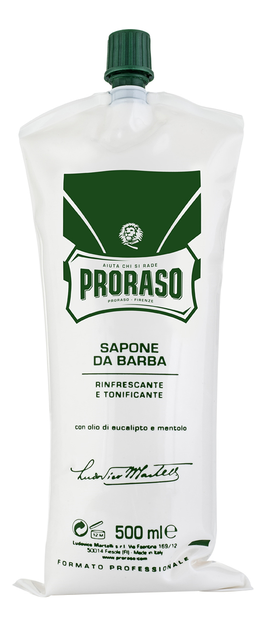 

Крем для бритья Ментол и эвкалипт Sapone Da Barba Tutte Le Barbe: Крем 500мл, Крем для бритья Ментол и эвкалипт Sapone Da Barba Tutte Le Barbe