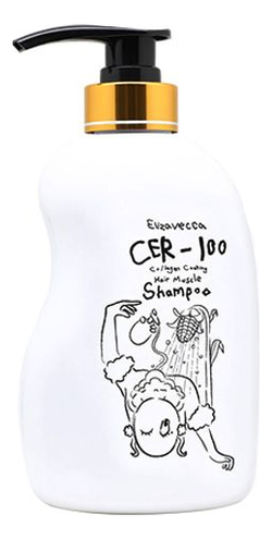 Купить Шампунь для волос с коллагеном CER-100 Collagen Coating Hair Muscle Shampoo: Шампунь 500мл, Elizavecca