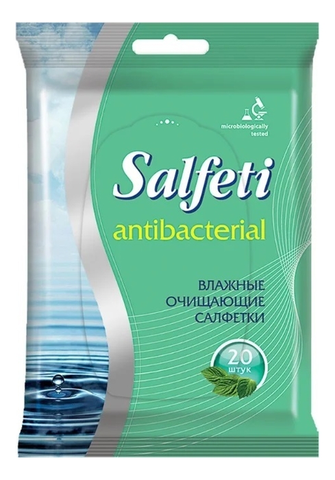 

Влажные очищающие салфетки Antibacterial 20шт: Салфетки 1шт, Влажные очищающие салфетки Antibacterial 20шт