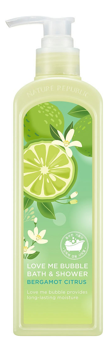 

Гель-пена для душа Love Me Bubble Bath & Shower Gel Bergamot Citrus 400мл