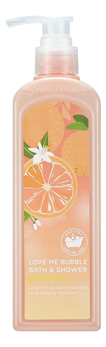 

Гель-пена для душа Love Me Bubble Bath & Shower Gel Grapefruits 400мл