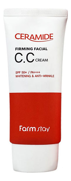 CC крем для лица с керамидами Ceramide Firming Facial Cream SPF50+ PA+++ 50г cc крем для лица farmstay cc крем для лица укрепляющий с керамидами ceramide firming facial cc cream