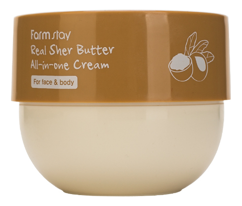 

Универсальный питательный крем для лица и тела с маслом ши Real Shea Butter All-In-One Cream 300мл