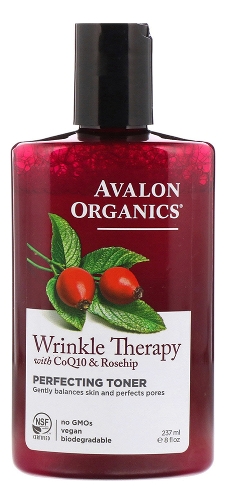 

Тоник для лица с коэнзимом и экстрактом шиповника Wrinkle Therapy With CoQ10 & Rosehip Toner 240мл