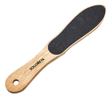 Solomeya Профессиональная деревянная пилка для педикюра Professional Wooden Foot File Foot Shape
