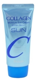 Купить Солнцезащитный крем для лица с коллагеном Collagen Moisture Sun Cream SPF50+ PA+++ 50г, Enough