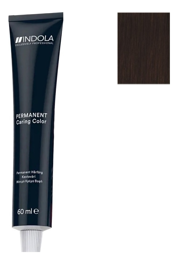 

Стойкая крем-краска для волос Permanent Caring Color 60мл: 5.8 Светлый коричневый шоколадный, Стойкая крем-краска для волос Permanent Caring Color 60мл