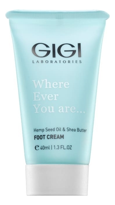 

Крем для ног с маслом ши и конопли Where Ever You Are Foot Cream 40мл