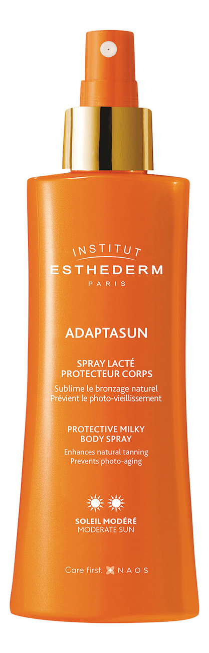 Купить Солнцезащитное спрей-молочко для тела Adaptasun Protective Milky Body Spray Moderate Sun 150мл, Institut Esthederm