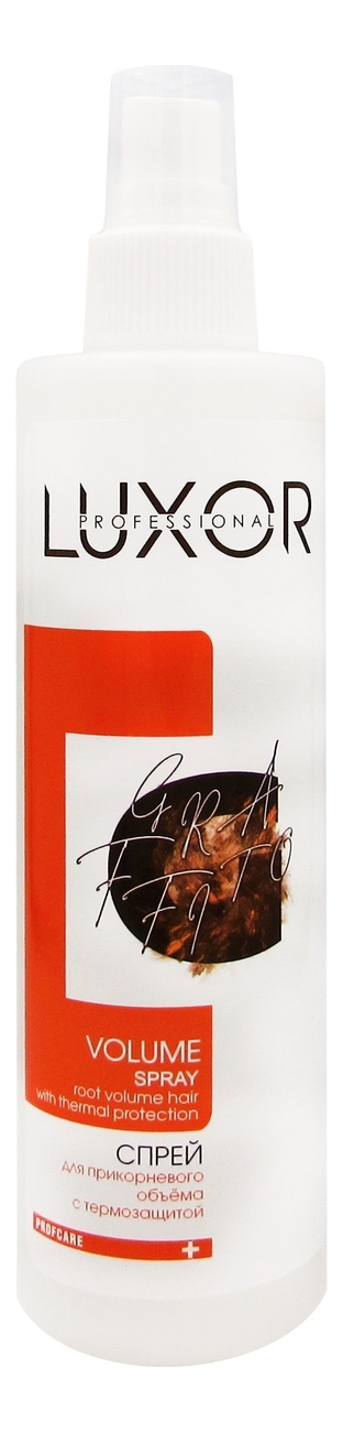 

Спрей для прикорневого объема с термозащитой Luxor Volume Spray: Спрей 240мл, Спрей для прикорневого объема с термозащитой Luxor Volume Spray