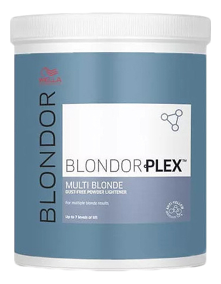 Обесцвечивающая пудра для волос без образования пыли Blondor Plex: Пудра 800г