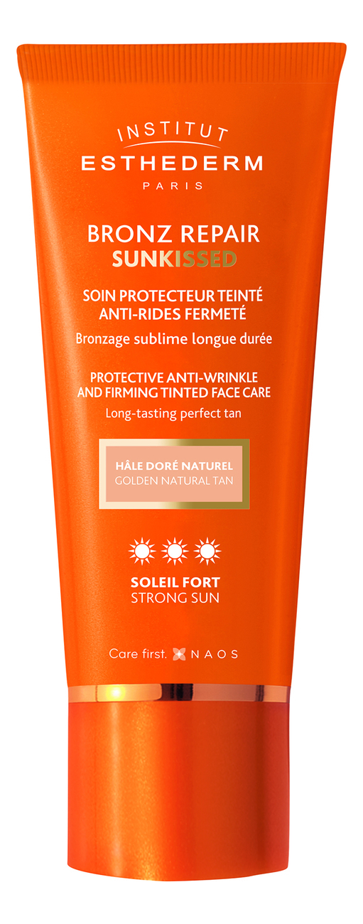 Крем для лица c оттеночным эффектом Bronz Repair Sunkissed Protective Anti-Wrinkle Firming Face Care Strong Sun 50мл