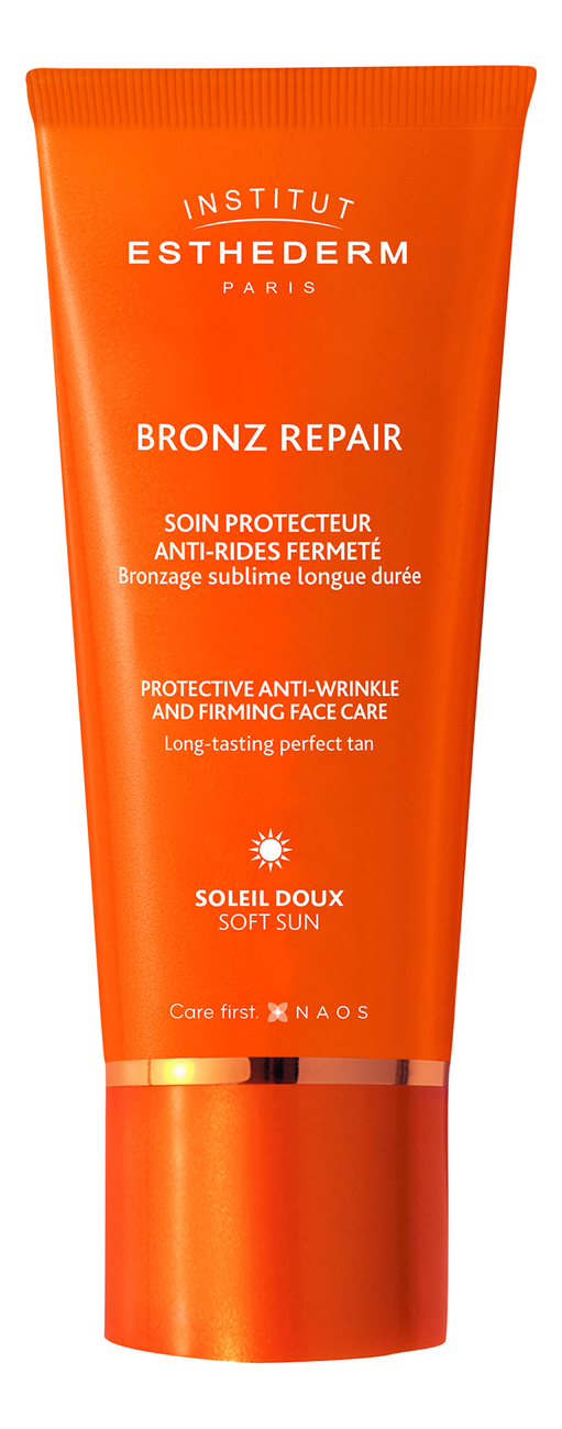 Крем для лица, шеи и зоны декольте Bronz Repair Protective Anti-Wrinkle Firming Face Care Gentle Sun 50мл