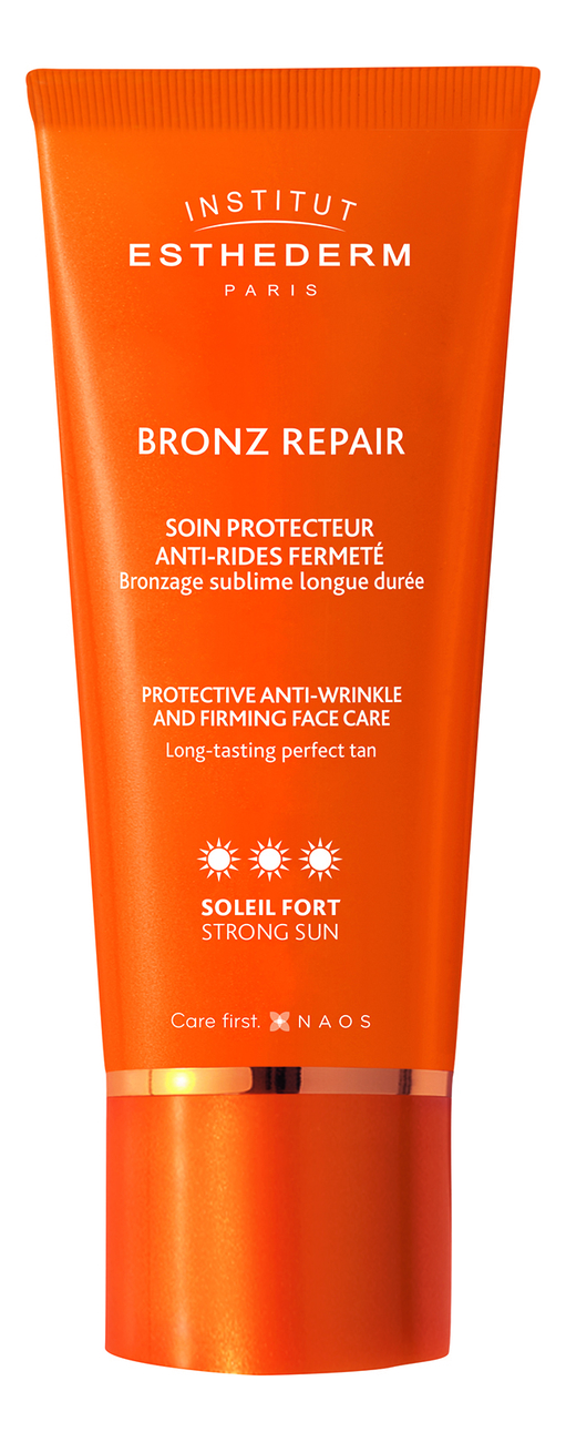 

Крем для лица, шеи и зоны декольте Bronz Repair Protective Anti-Wrinkle Firming Face Care Strong Sun 50мл