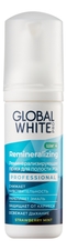 GLOBAL WHITE Реминерализующая пенка для полости рта со вкусом клубники PRO 50мл