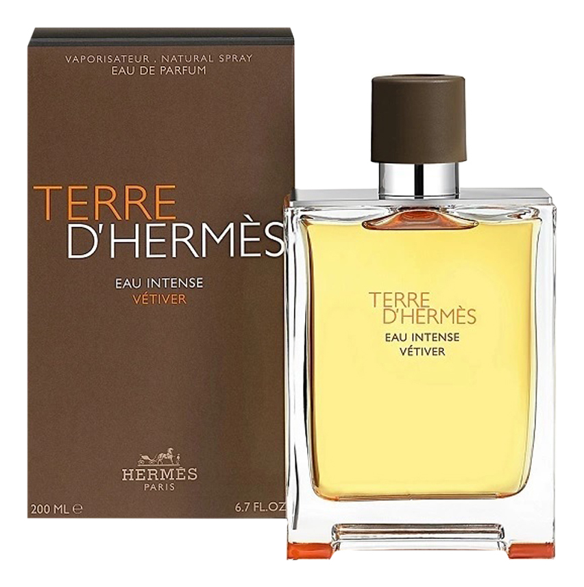 

Terre D'Hermes Eau Intense Vetiver: парфюмерная вода 200мл, Terre D'Hermes Eau Intense Vetiver