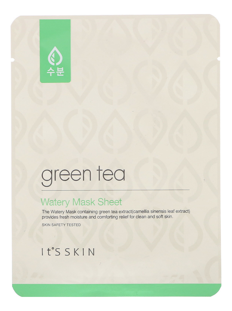 Тканевая маска для лица с экстрактом зеленого чая Green Tea Watery Mask Sheet 17г