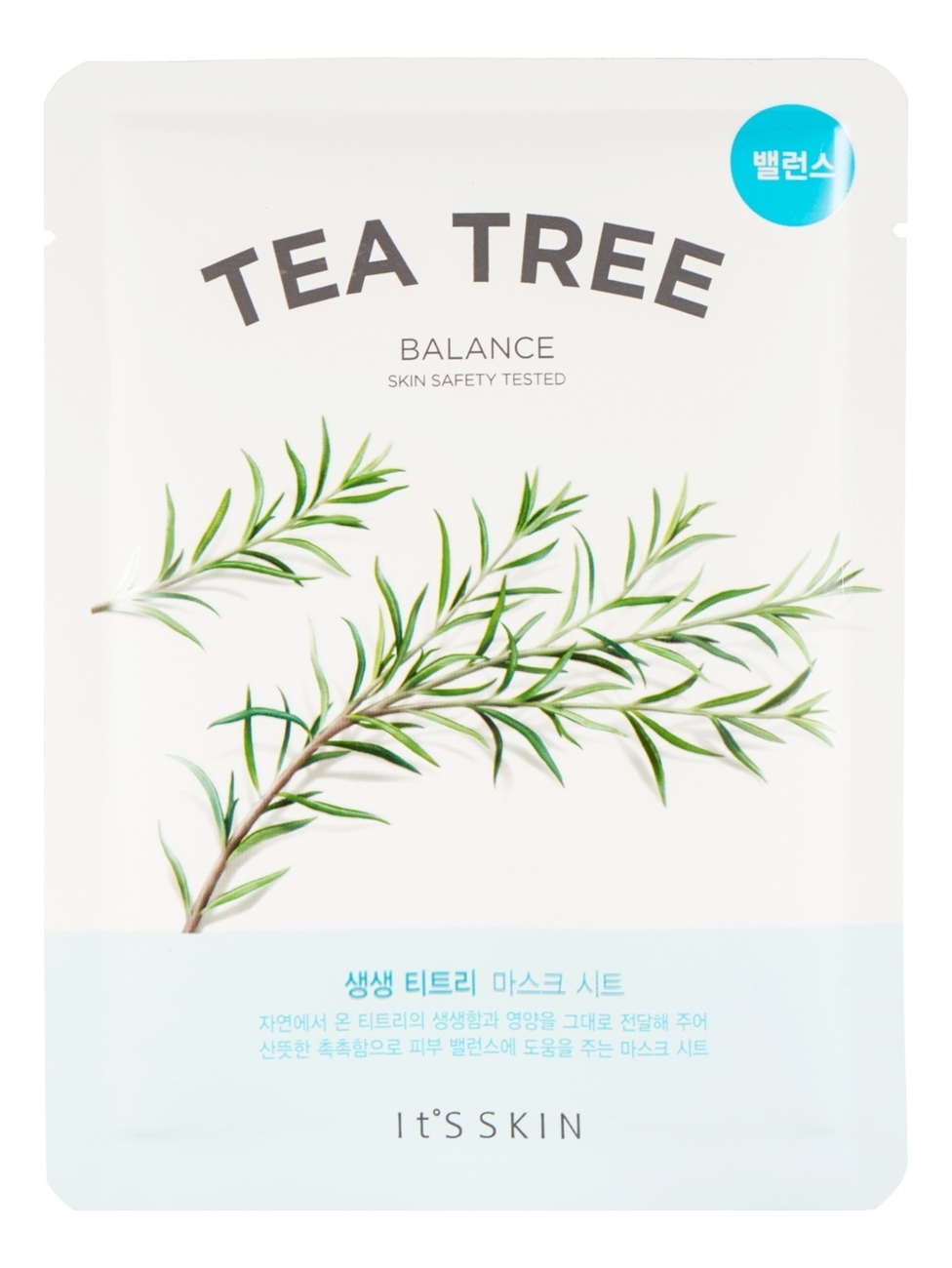 

Противовоспалительная тканевая маска с чайным деревом The Fresh Tea Tree Mask Sheet 18г