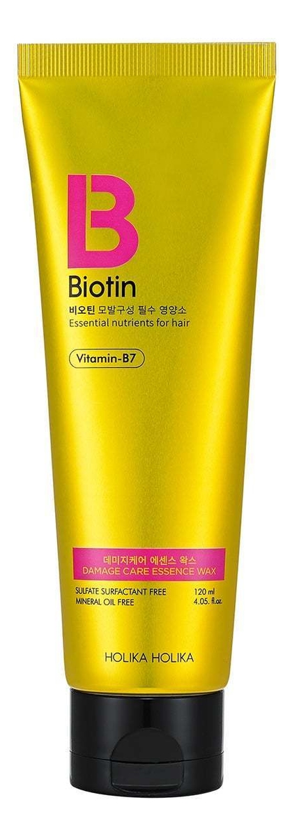 

Эссенция-воск для поврежденных волос Biotin Damage Care Essence Wax 120мл
