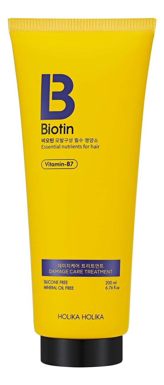 

Кондиционер для поврежденных волос Biotin Damage Care Treatment 200мл