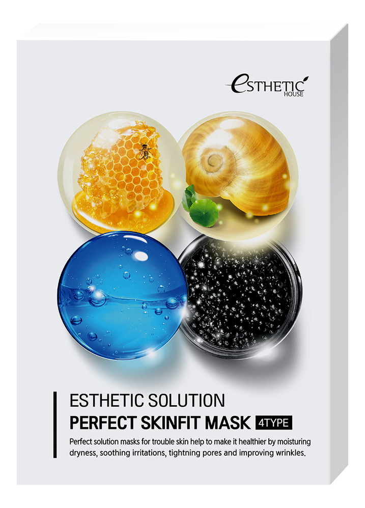 

Набор тканевых масок для лица Esthetic Solution Perfect Skinfit Mask 4*25мл