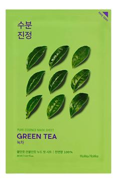 Противовоспалительная тканевая маска с экстрактом зеленого чая Pure Essence Mask Sheet Green Tea 23мл