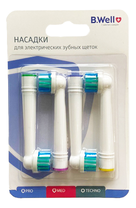 

Сменные насадки для электрических зубных щеток моделей PRO-810, MED-820 4шт