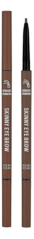 

Карандаш для бровей Wonder Drawing Skinny Eye Brow 0,5г: 06 Choco Brown, Карандаш для бровей Wonder Drawing Skinny Eye Brow 0,5г