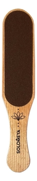 Широкая профессиональная деревянная пилка для педикюра Professional Wooden Wide Foot File