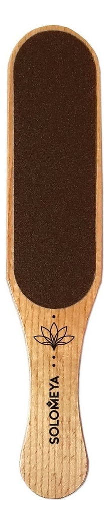 Широкая профессиональная деревянная пилка для педикюра Professional Wooden Wide Foot File от Randewoo