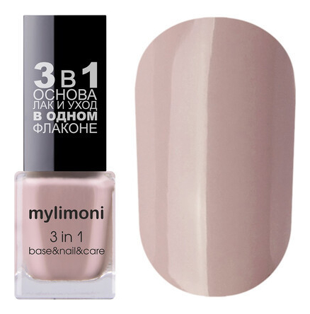 

Лак для ногтей 3 в 1 MyLimoni 6мл: No 03, Лак для ногтей 3 в 1 MyLimoni 6мл