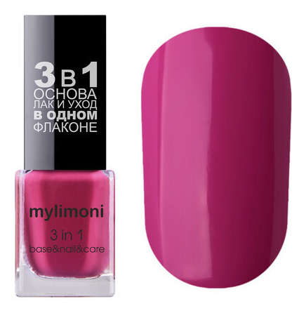 

Лак для ногтей 3 в 1 MyLimoni 6мл: No 22, Лак для ногтей 3 в 1 MyLimoni 6мл