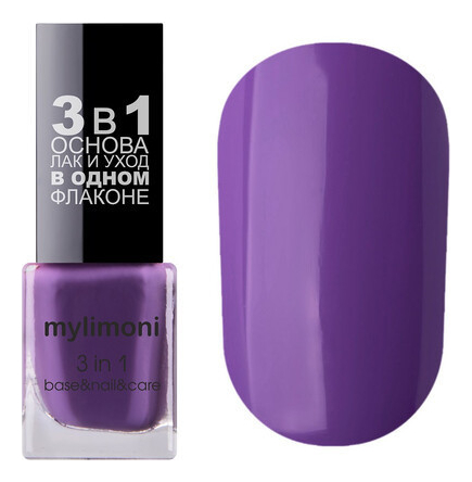 

Лак для ногтей 3 в 1 MyLimoni 6мл: No 23, Лак для ногтей 3 в 1 MyLimoni 6мл