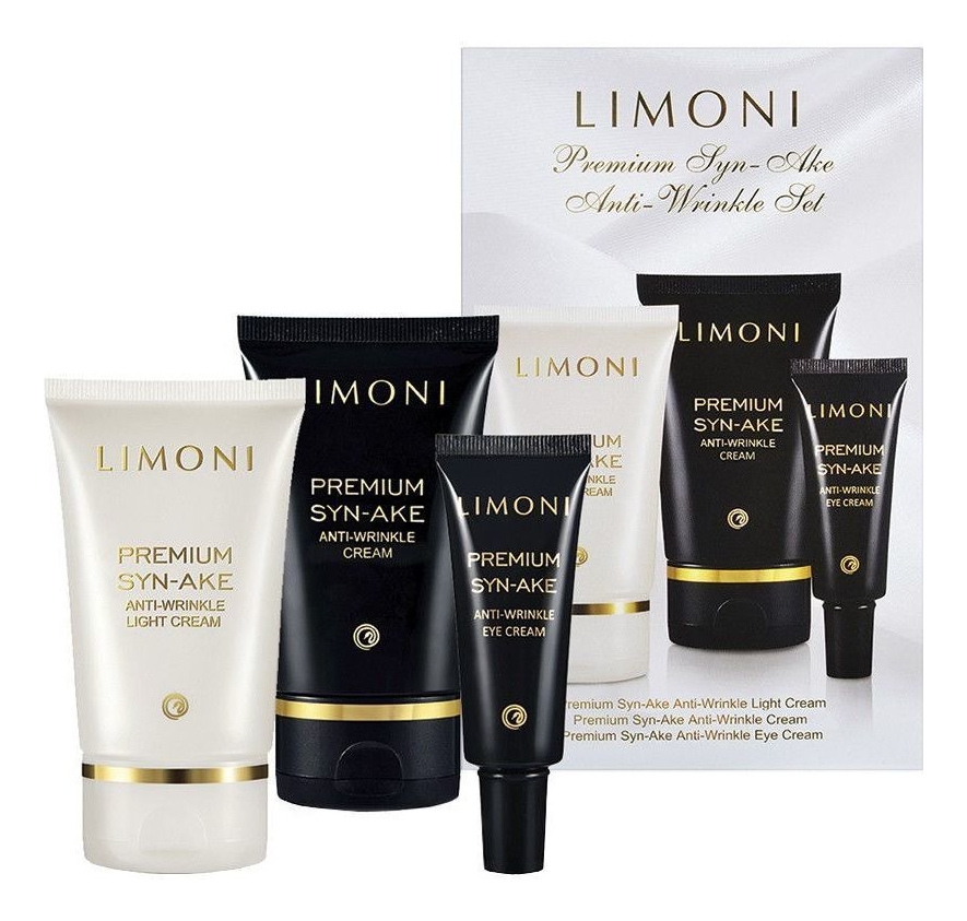 

Набор Premium Syn-Ake Anti-Wrinkle Care (крем д/лица 50мл + легкий крем д/лица 50мл + крем д/кожи вокруг глаз 25мл)
