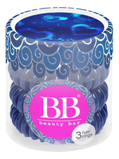 Beauty Bar Набор резинок для волос Темно-синий Hair Rings 3шт