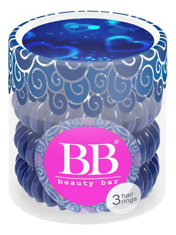 Набор резинок для волос Темно-синий Hair Rings 3шт