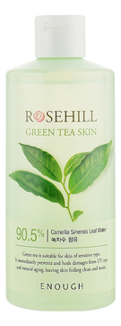 Тонер для лица с экстрактом зеленого чая Rosehill Green Tea Skin 300мл
