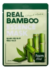 Farm Stay Тканевая маска для лица с экстрактом бамбука Real Bamboo Essence Mask 23мл