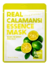 Farm Stay Тканевая маска для лица с экстрактом каламанси Real Calamansi Essence Mask 23мл