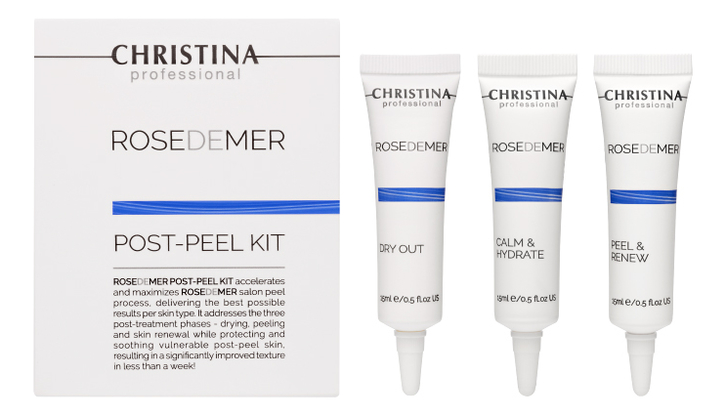 

Набор для постпилингового ухода Rose De Mer Post Peel Kit (подсушивающая сыворотка 15мл + успокаивающая сыворотка 15мл + обновляющая крем-маска 15мл)