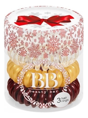 

Набор резинок для волос Новогодний Hair Rings 3шт